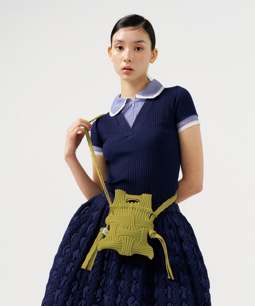 Pleatsmama Mini Crossbow Bag Olive