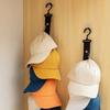 360 Degree Rotating Hat Storage Rack With 8 Clips Black Hat Storage Hanger Baseball Caps