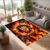 Lens FC Soccer Football Pattern Soft Area Rug Non Slip Indoor Floor Carpet Sports Decor Mat for Bedroom