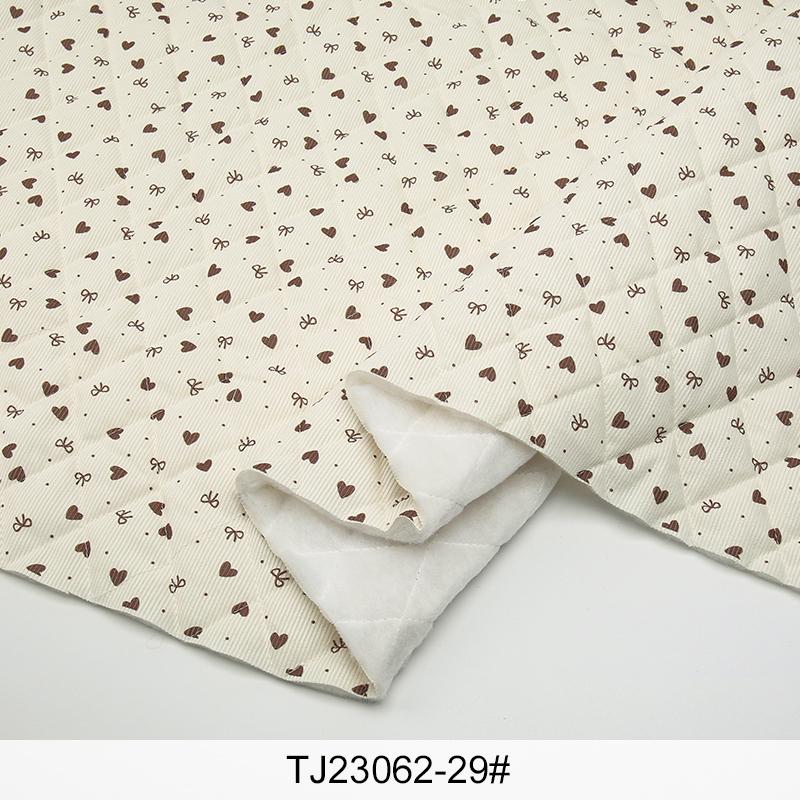 0.5m/1m/2m Thicken Corduroy Quilted Cotton Fabric Small Bear Printed for Sewing Jackets Handmade DIY Children's Clothing Fabric