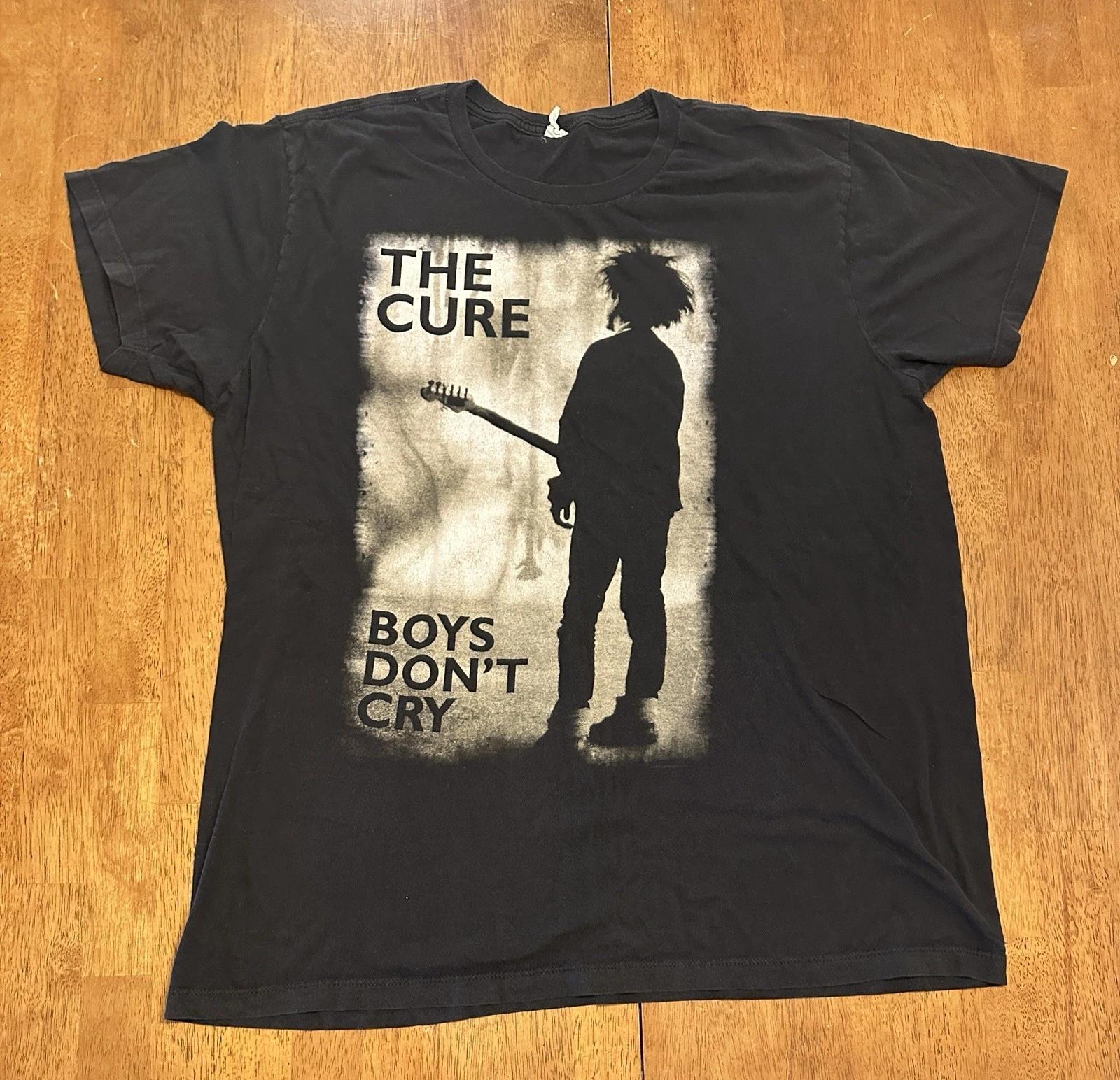 The Cure Band T Shirt XL Boys Don’t Cry Bay Island Y2K 4XL