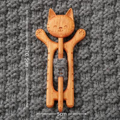 1PC Unisex Scarf Buckle, Shawl Buckle, Creative Jewelry, Wooden Brooch Accessories
