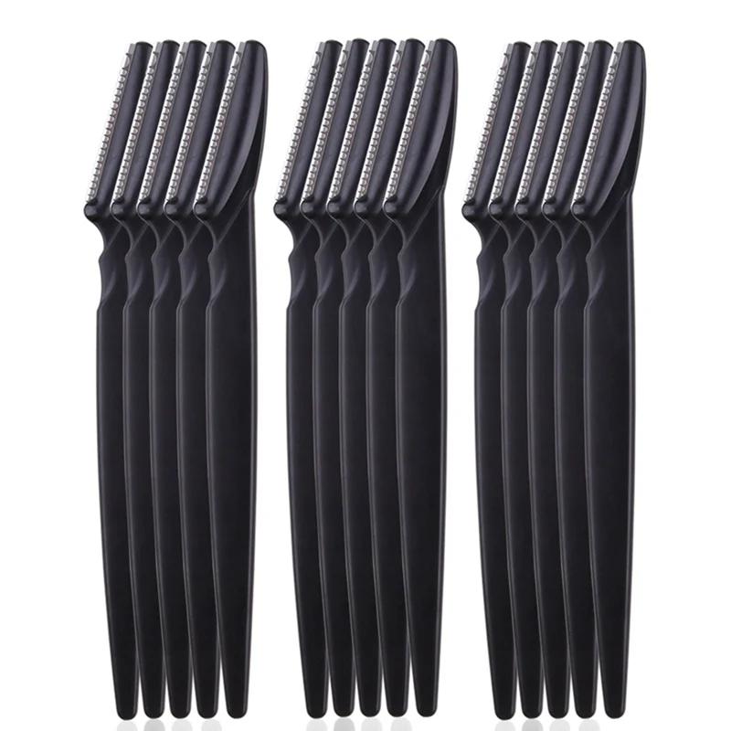5/10/15Pcs Eyebrow Trimmer Makeup Tools Safe Eye Brow Razor Face Body Hair Removal Shaver Blades Woman Eyebrows Shaping Knife