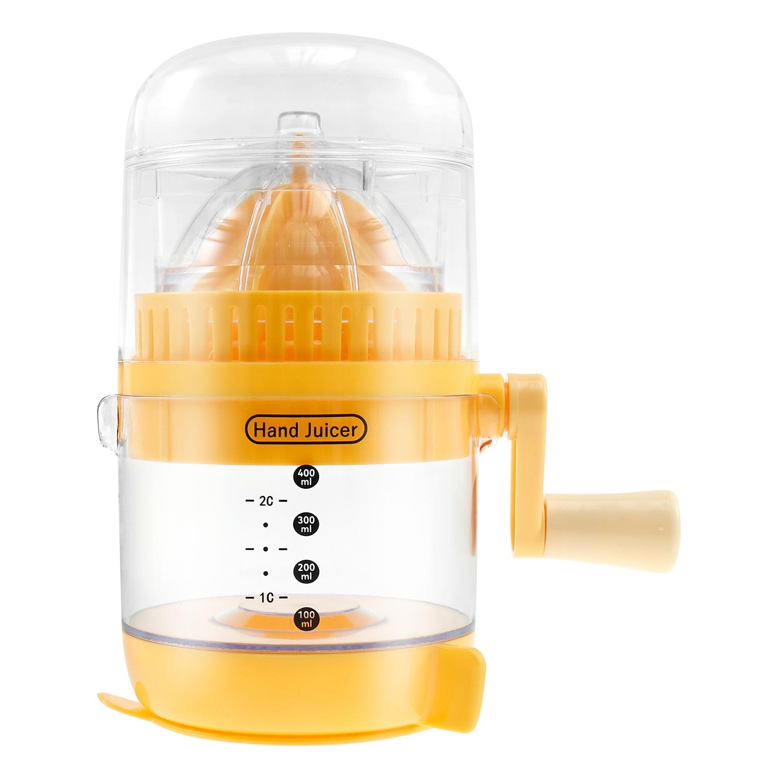 

Manual Lemon Juicer Hand Crank Juice Extractor Juicer Scale Lemon Orange Juice DIY Kitchen Juice Tool Essentials Accessories жёлтый