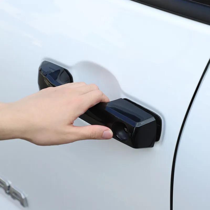 4PCS For Toyota Tundra   2024 2025 Car Door Handle Cover Exterior Moulding Trim Overlay Stciker Protector Accessories