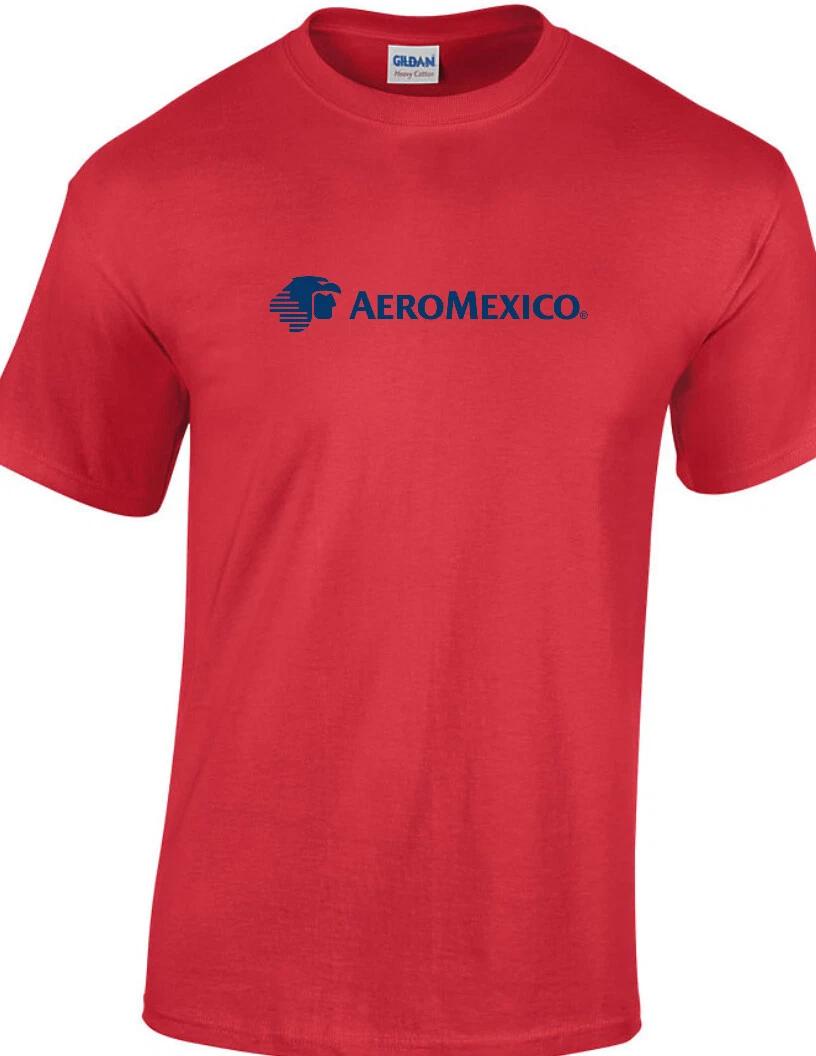 AeroMexico Mexico Airline North American Air Travel Vintage Retro Logo T-Shirt M