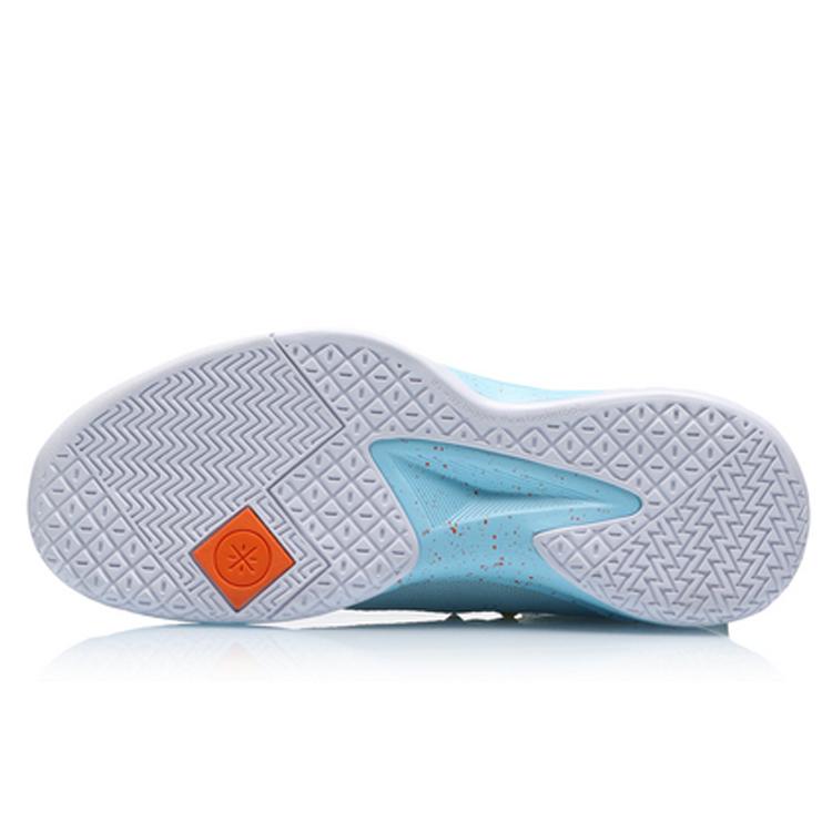 Li Ning Blockade Cushioning Slip Resistant Abrasion Resistant High Top Basketball Shoes Men's Blue ABAP057-3