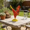 Martial Art Chicken Figurine Resin Craft Drunken Kung Fu Rooster Statue For Living Room Desk Shelf Decorative Ornament