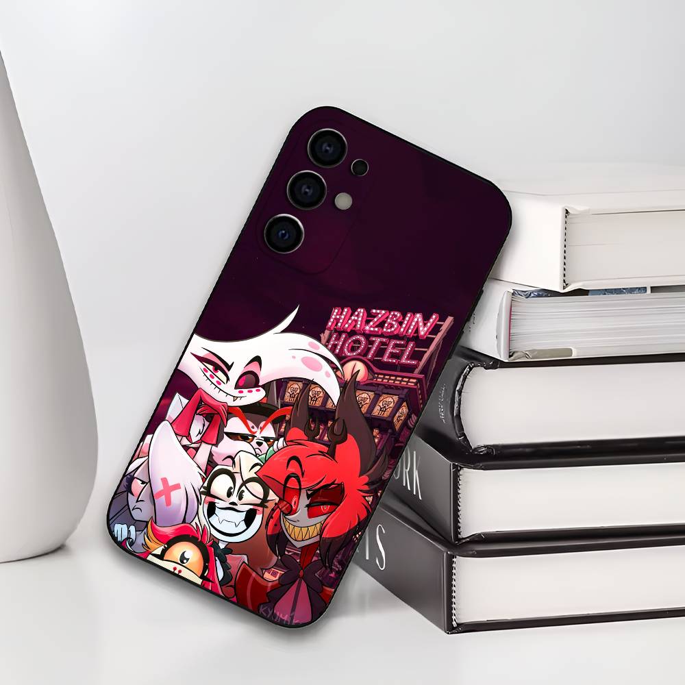 

Angel Dust H-Hazbin H-Hotel Phone Case For Samsung S25,S24,S21,S22,S23,S30,Ultra,S20,Plus,Soft Silicone Black Cover Samsung S21lite
