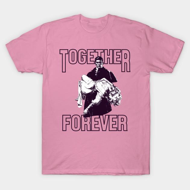 T Shirt Women Together Forever Harajuku Print Kawaii Tshirt Summer Short Sleeve Female T-Shirt Top Tee
