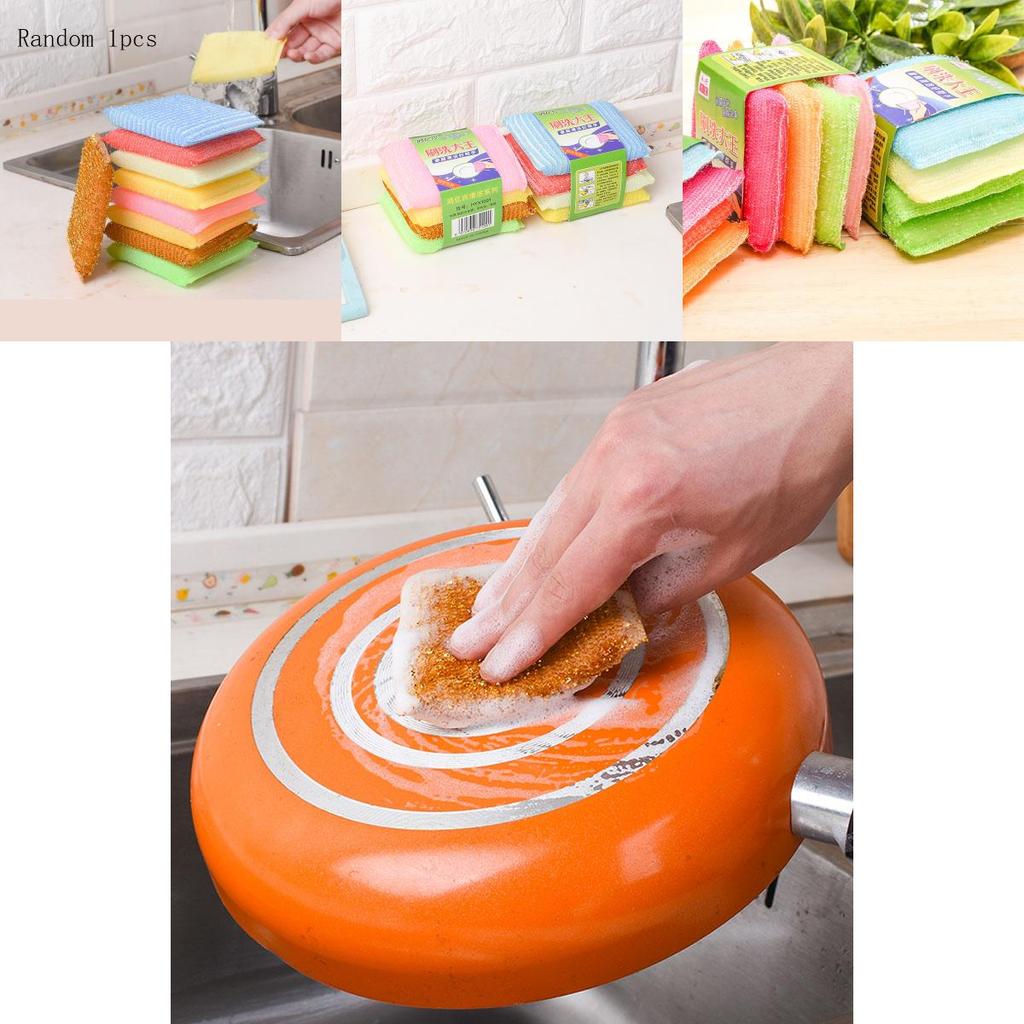 High-quality Dishwashing Brush And Soft Sponge Combo For Kitchen Cleaning Tasks