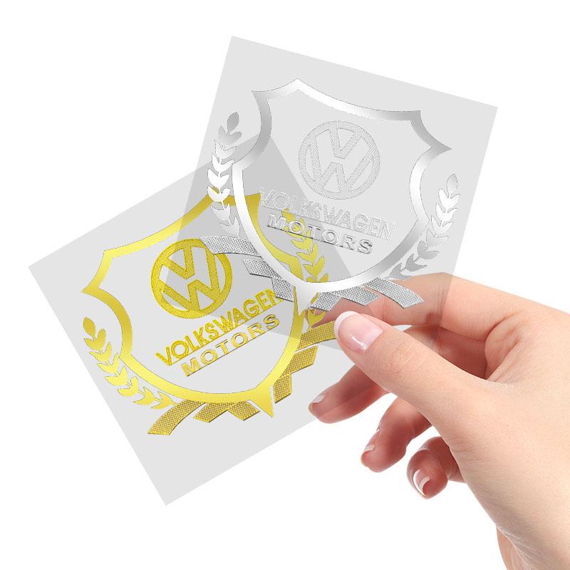 1Pcs Car Body 3D Stickers Wheat Ears Styling Emblem Auto Decoration For Volkswagen B6 B7 B5 Golf Polo Tiguan Passat EOS Scirocco Jetta MK6 Octavia