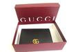 Authentic GUCCI GG Marmont Black Leather Bifold Wallet Compact Wallet #a866  Refurbished