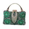 Luxury Party Evening Gold Diamond Women's Handbag Multi Crystal Strap Set Wedding Wallet Matching Wallet Handbag 2025 New Gift