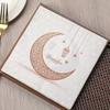 20 Stück Einweg-Ramadan-Servietten Bedruckte Eid Mubarak Servietten Eid Al-Fitr Servietten Ramadan Kareem