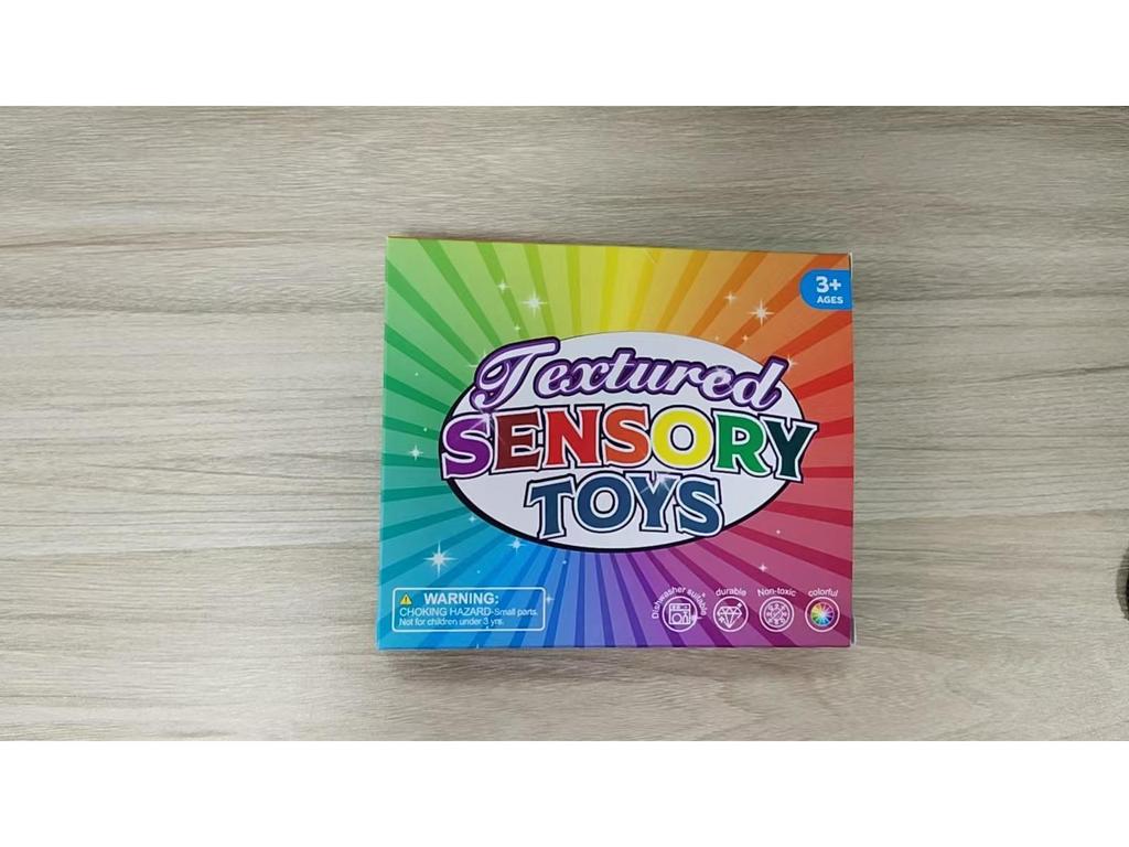 Children's Sensory Stone Set: 6 Soft Silicone Worry Stones with Wearable Lanyards for Stress Relief