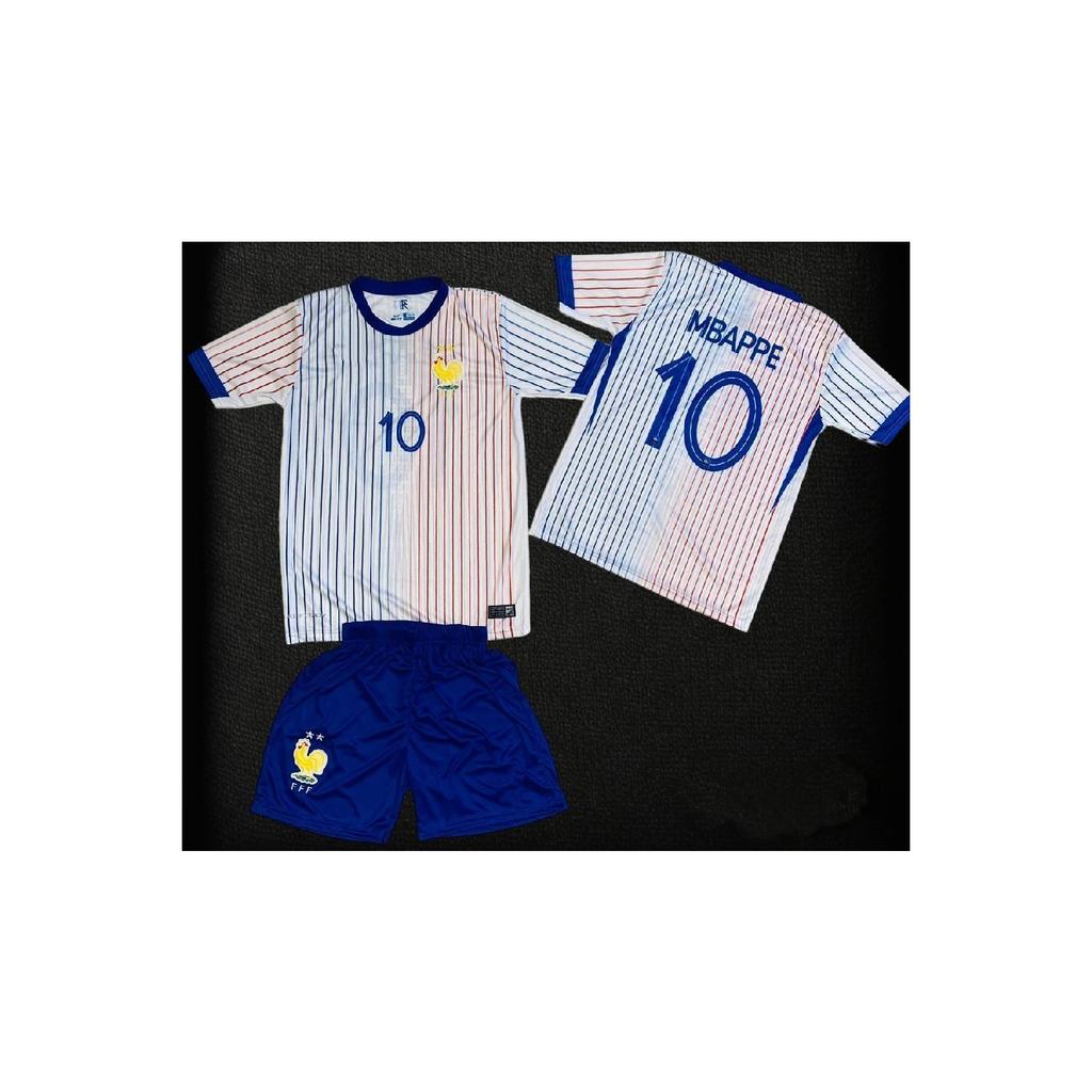 France 2024 European Championship Kylian Mbappe Kids Jersey