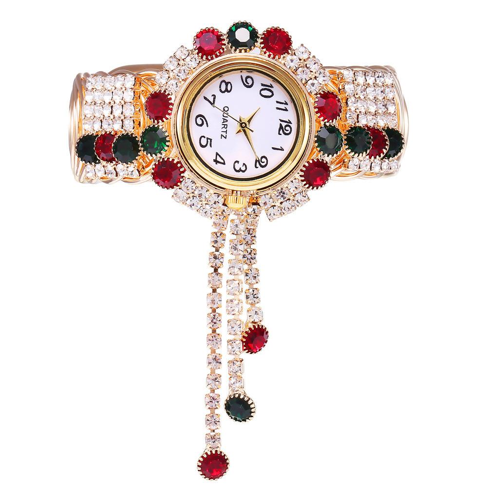 Fashion Lady Bracelet Watch Quartz Movement With Decorative Dial For Women