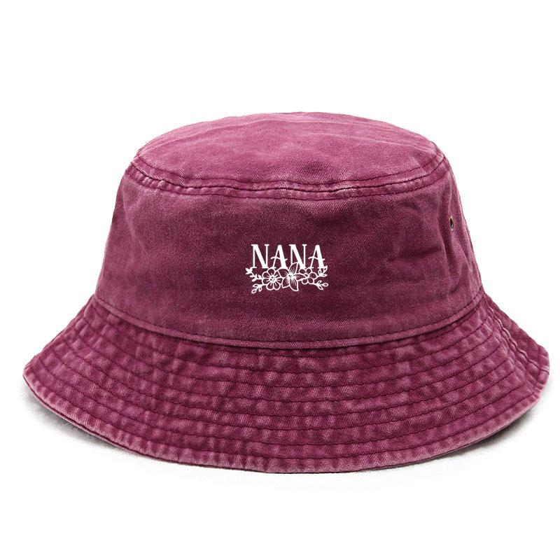 

Flowers Cotton Washed Bucket Hat Vintage Fishing Hat for Women Sun Protection Outdoor Bohemian Cap Personalized Design Gift розы красного