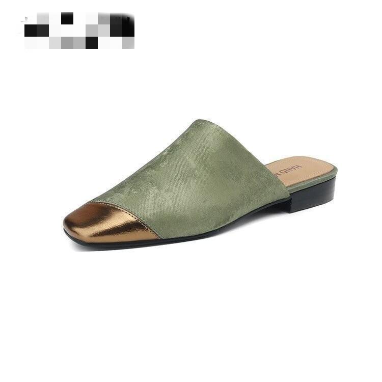 Xiaoxiangfeng Baotou Cool Slippers Wear Exquisite Spring and Summer New New Chinese Style with Skirt Half Drag