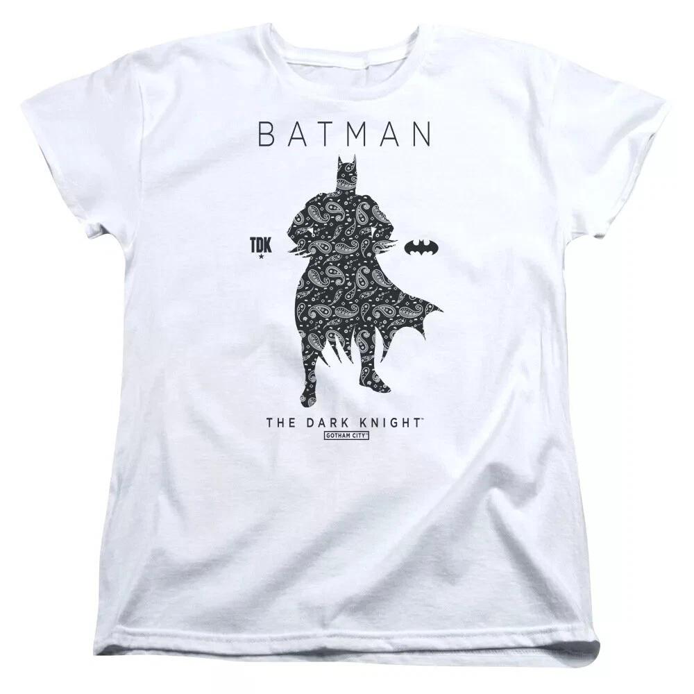 Batman  Paisley Silhouette  Women s T-Shirt 3XL