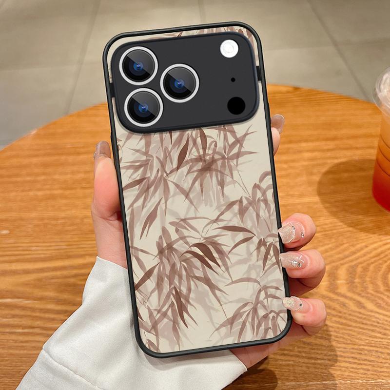 Cartoon Flowers Print Case For iPhone 17 Pro Max Case iPhone 16 15 14 13 Pro Max 17E Magnetic For Magsafe Thin Ring Hybrid TPU+PC Matte Cover