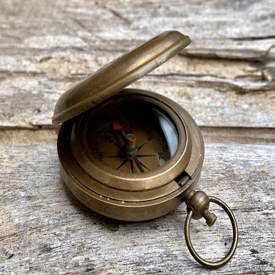 Pocket Compass Vintage Style Compass  Handmade Compass Brass Compass Nautical Compass Steampunk