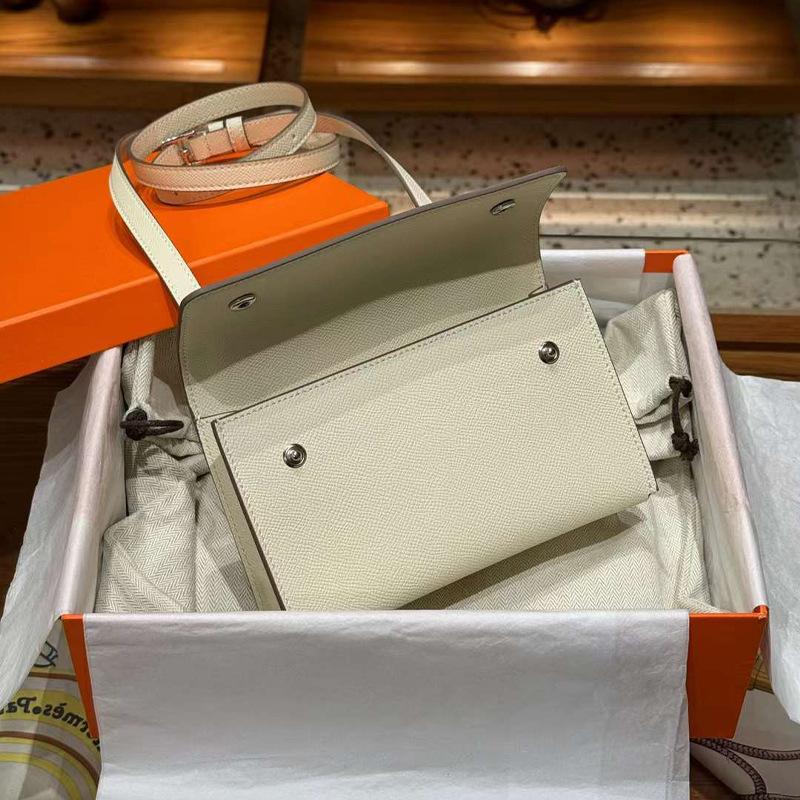 

Недавно выпущенная винтажная сумка через плечо Snapwallet 18 см, маленькая квадратная сумка с принтом ладони и сумка для телефона из натуральной кожи 18.5x5x12cm белый