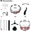 Small Plastic Drum Set Toy for Kids Age 3 - 6 Years Old Toy Musical Instruments Playing Rhythm Beat Toy Great Gift for Boys Girls