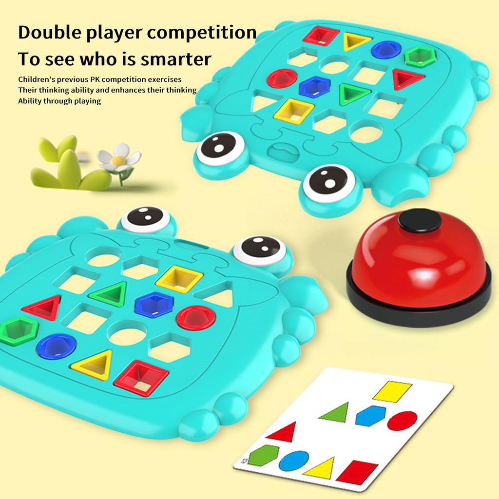 Crab Geometric Figure Matching Two-player Parent-child Interactive Game
