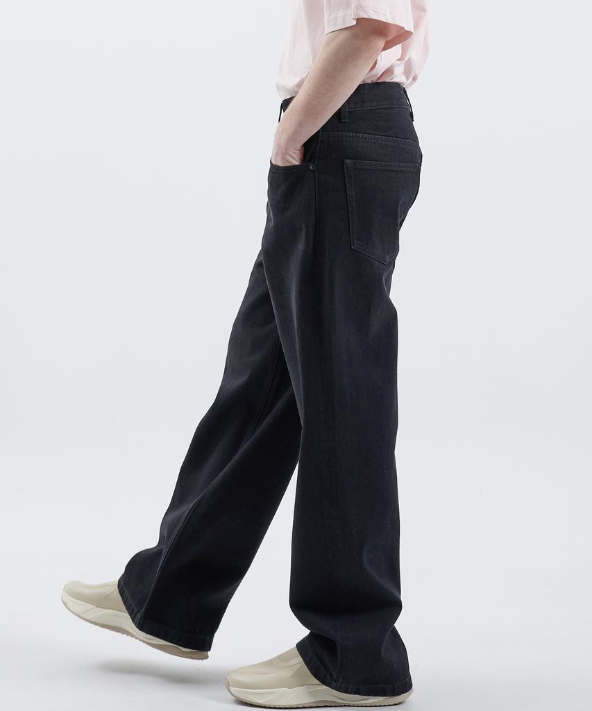 Lam Rc801 Relaxed Wide Denim Pants
