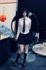 Scale Action Figure GS Style TBLeague Body Compatible Long Sleeve White and Short Pleated Skirt Set for Office and Socks Not [TOYBARJAPAN] 1/6 Shirt,