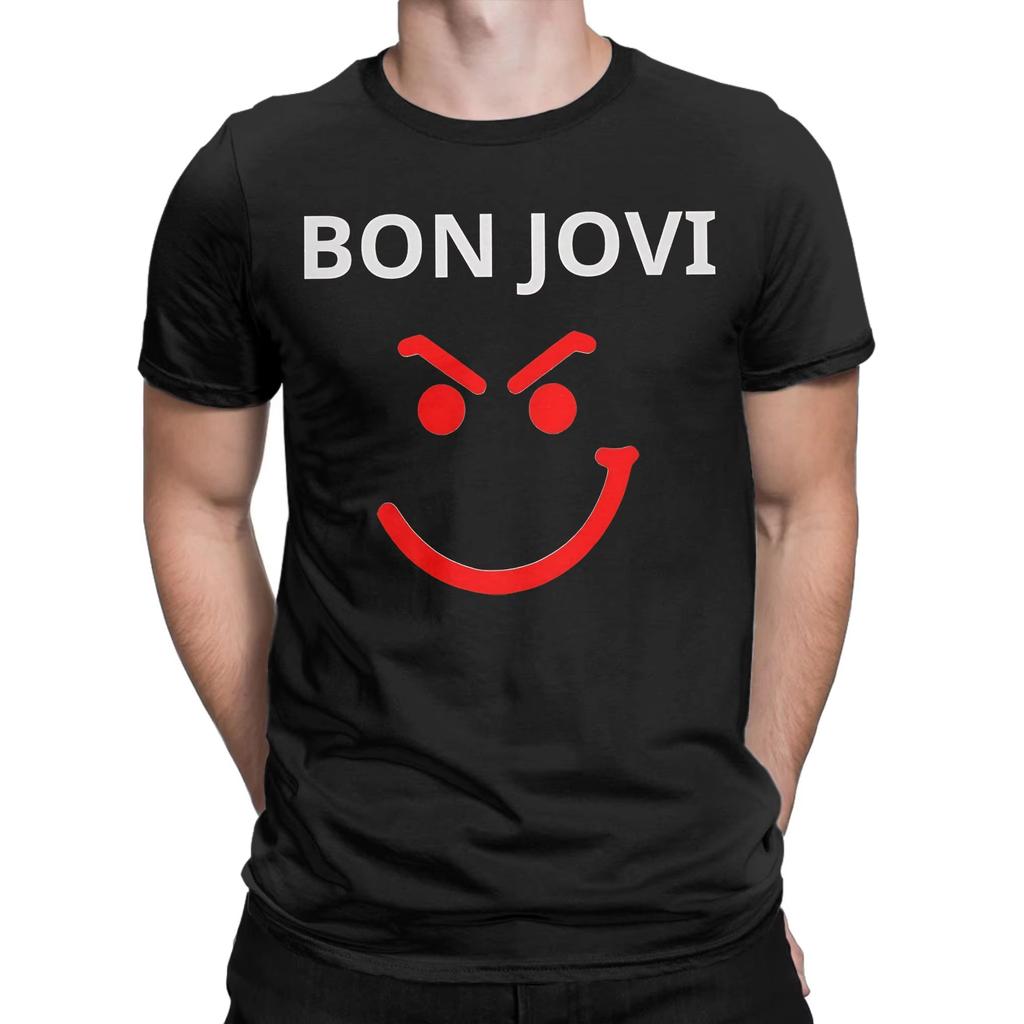 Hot Rock Band Bon Jovi Tour 2026 Poster Copertina Stampa Grafica Maglietta Unisex Unisex Estate Nuova Maglietta Streetwear Y2k Harajuku Moda Top