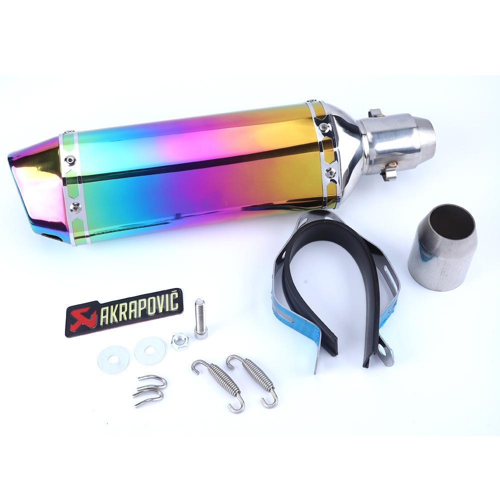 Kawasaki Fuxi Hexagonal Universal Racing Exhaust for Huanglong 600 Scorpio Motorcycle