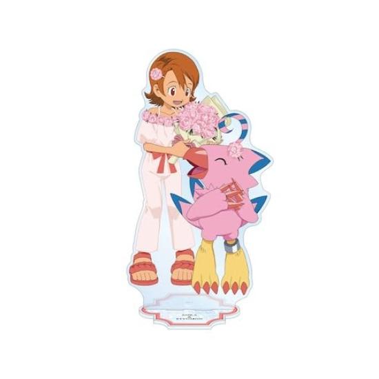 

Digimon Adventure Оригинал Такэноути Сора Биёмон 25-я годовщина Очень большой акриловый стенд Иллюстрация и вер.