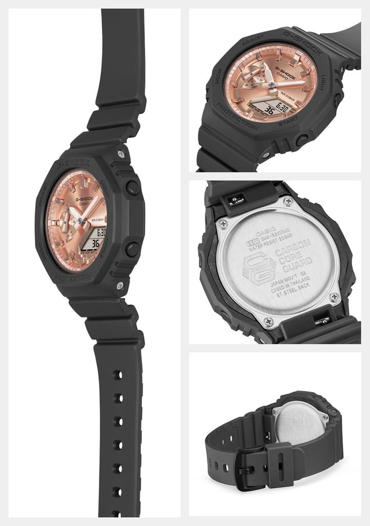 Casio Model Black G-Shock Mid-Size GMA-S2100MD-1AJF Women's Watch,
