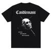 Candlemass Band Bedrucktes Grafik Kurzarm T-Shirt Mode Lässig O-Ausschnitt Sommerkleidung Harajuku Alltagskleidung Herren T-Shirt