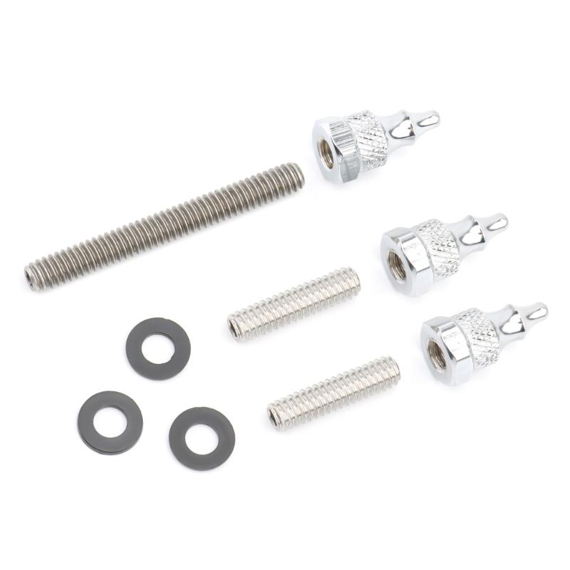 For Street Tour Motorcycles Windshield Spikes Mounting Bolt Screw Nuts Stud 3pcs