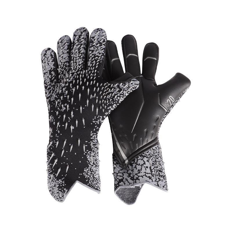 International Adult Latex Fingerless Breathable Thickened Goalkeeper Gloves