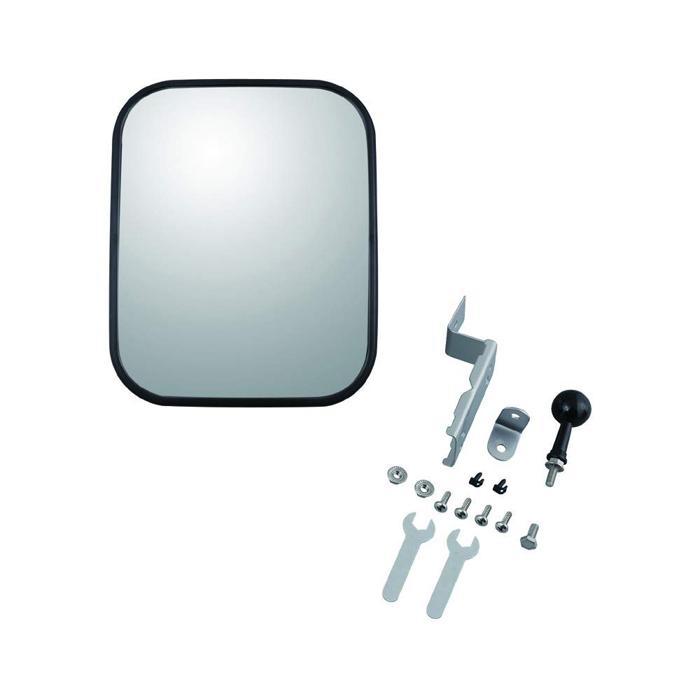 

MYST Garage Mirror, for short and medium distances (up to 20m), square, black, approximately 240 x 190mm (5123)