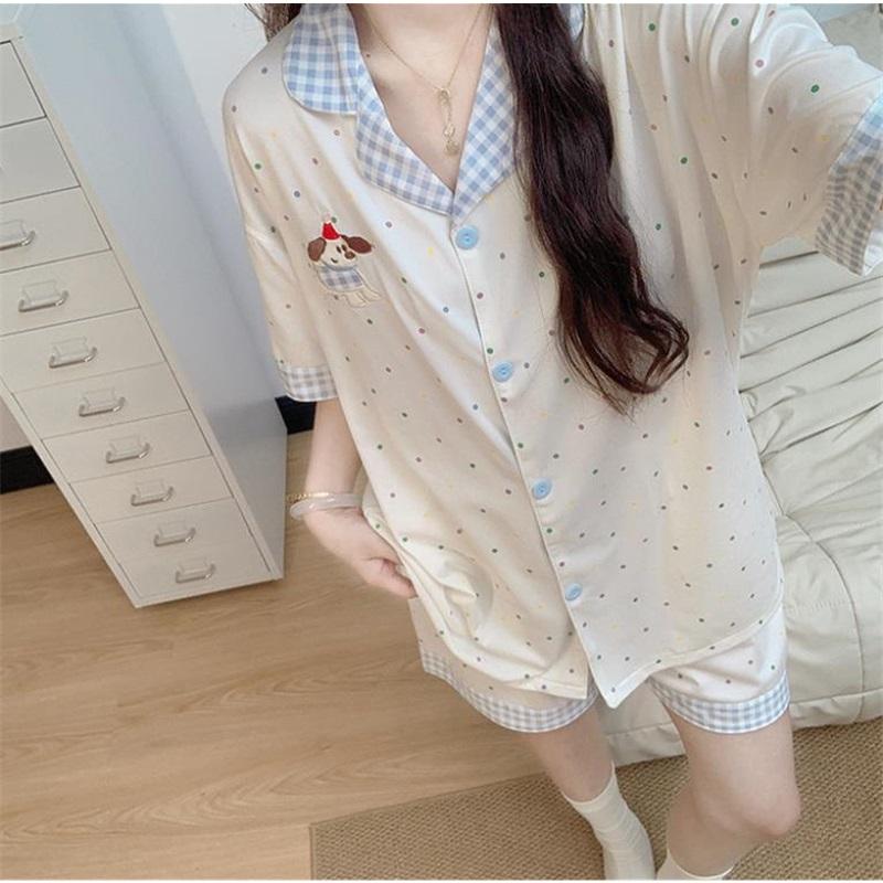 Women's Pajamas Set Pajamas 2-piece Set Airy Soft Casual Printed Pajamas