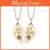 Stylish European And American Heart Shaped Couples Necklace Set With Sparkling Letters For Trendy Street Fashion Accessories