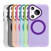 For Huawei Pura 70 Case Cover Huawei Pura 70 Capas New Transparent Annular Magnetic Wireless Charging Matte Clear Fundas Pura 70
