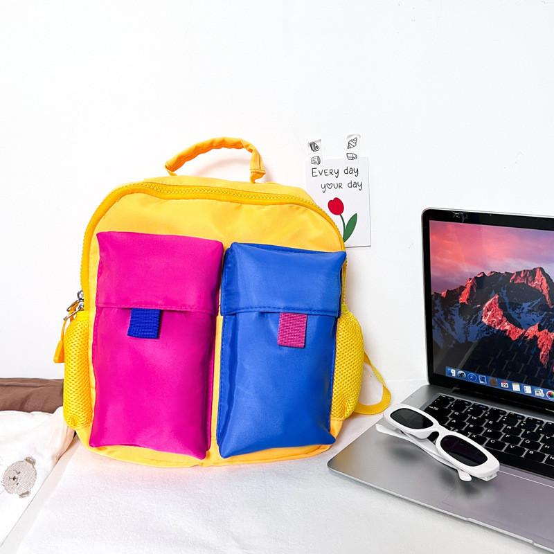 New Colorful Children's Backpack For Boys And Girls Durable Canvas Design For Ages 3 To 6