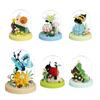 Miniatur-Insektenfiguren-Serie, Mikro-Bausteine, Lernspielzeug für Kinder, Blumenbausteine, Plastikspielzeug, Geschenke