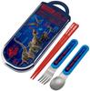Skater Antibacterial Slide Trio Set Lunch and Fork Jurassic World 22 Made In Japan Children's (TACC2AG-A) - Box, Chopsticks, Spoon, - Design, Boys,