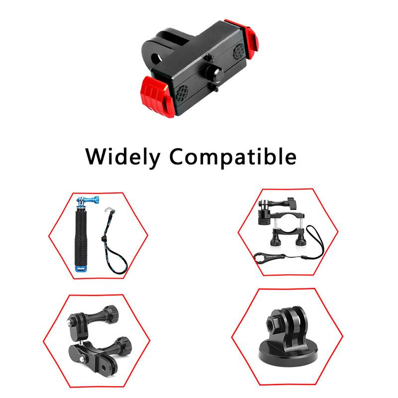 For Go Pro Hero 13 Metal Magnetic Quick Release Base 1/4" Thread Extension Mount Holder Action Camera Bracket Accessories