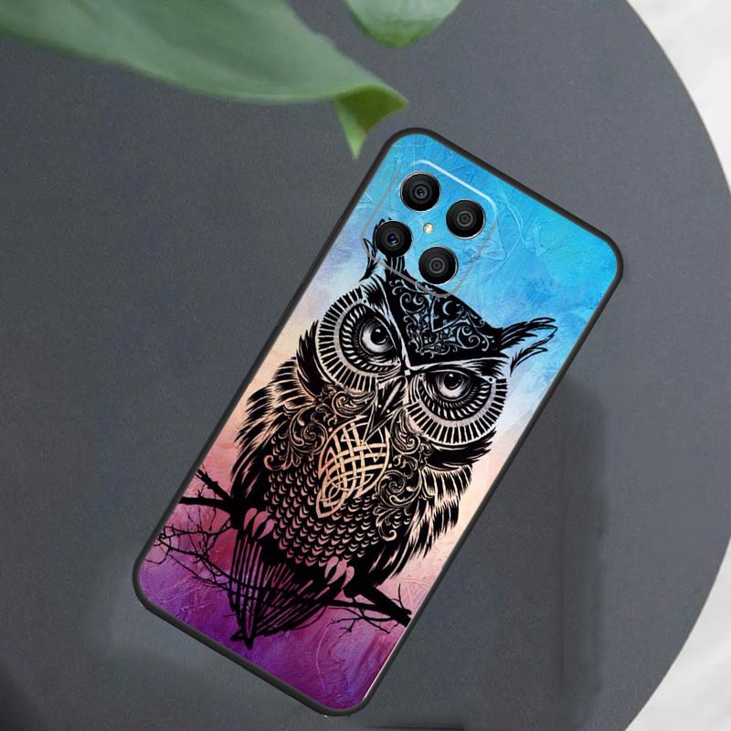Mandala Owl For Honor Magic 5 6 7 8 Pro Case For Honor 400 200 50 70 Lite X8c X8b X9a X9b X9c X9d Win RT
