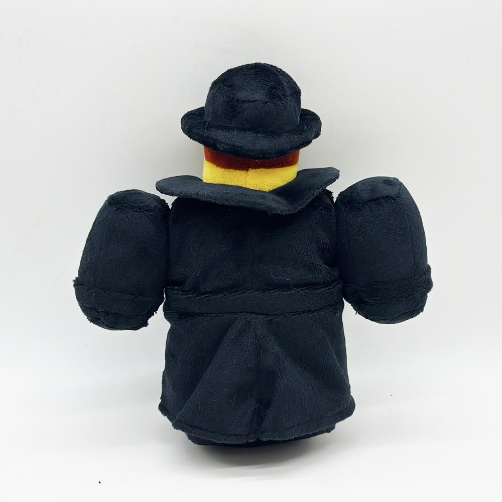 Forsaken Mafioso Plush Cute Gangster Character Stuffed Doll Abandoned Mobster Soft Toy Collectible Gifts for Game Fans Kids