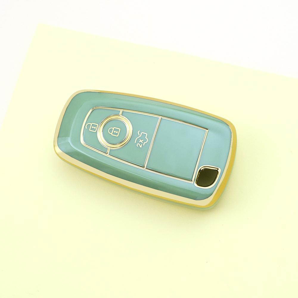 3 Buttons Smart Remote Car Key Keyless Case Cover Shell Fob for Ford Mustang Edge Fusion Explorer F150 F250 F350 Ecosport